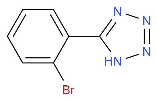 5-(2-BROMO-PHENYL)-2H-TETRAZOLE_分子结构_CAS_73096-42-1)