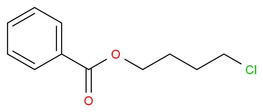4-chlorobutyl benzoate_分子结构_CAS_946-02-1