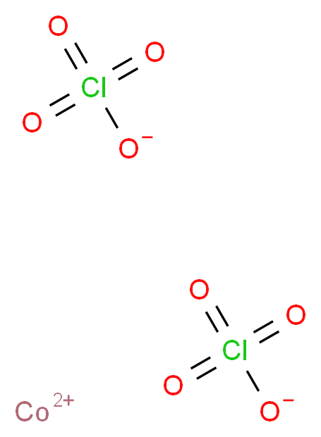 cobalt(2+) ion diperchlorate_分子结构_CAS_13478-33-6