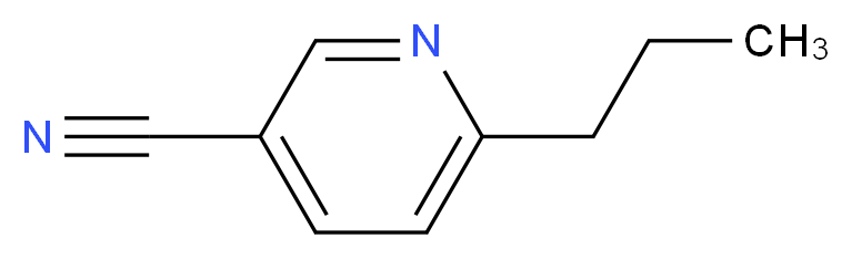 6-PROPYL-3-PYRIDINECARBONITRILE_分子结构_CAS_118419-89-9)