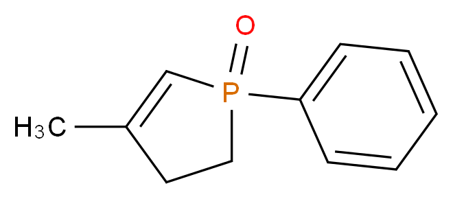 4-methyl-1-phenyl-2,3-dihydro-1H-1λ<sup>5</sup>-phosphol-1-one_分子结构_CAS_707-61-9