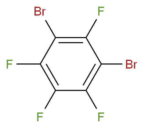 1,3-dibromo-2,4,5,6-tetrafluorobenzene_分子结构_CAS_1559-87-1