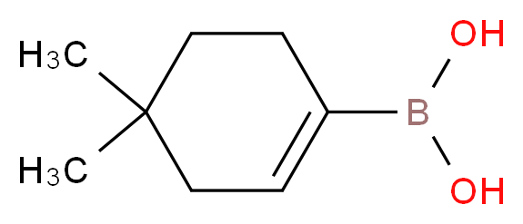 4,4-Dimethylcyclohexen-1-ylboronic acid 97%_分子结构_CAS_865869-28-9)