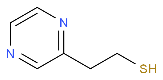 2-(pyrazin-2-yl)ethane-1-thiol_分子结构_CAS_35250-53-4