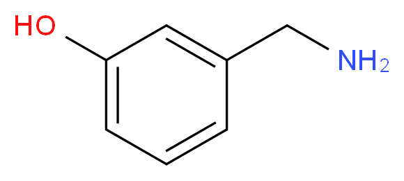 3-(Aminomethyl)phenol_分子结构_CAS_73604-31-6)