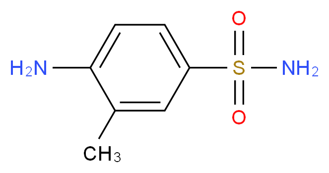 4-Amino-3-methylbenzenesulfonamide_分子结构_CAS_53297-70-4)