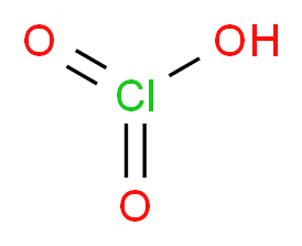chloric acid_分子结构_CAS_7790-93-4
