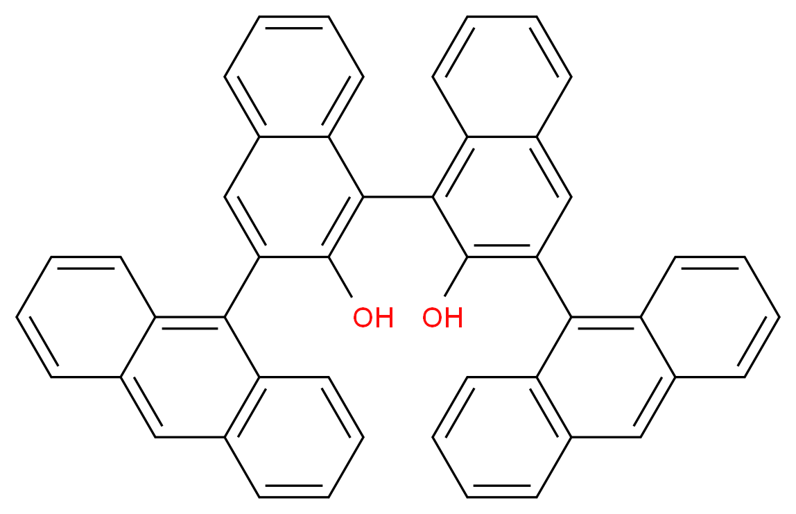 (S)-3,3′-二-9-蒽基-1,1′-二-2-萘酚_分子结构_CAS_361342-50-9)