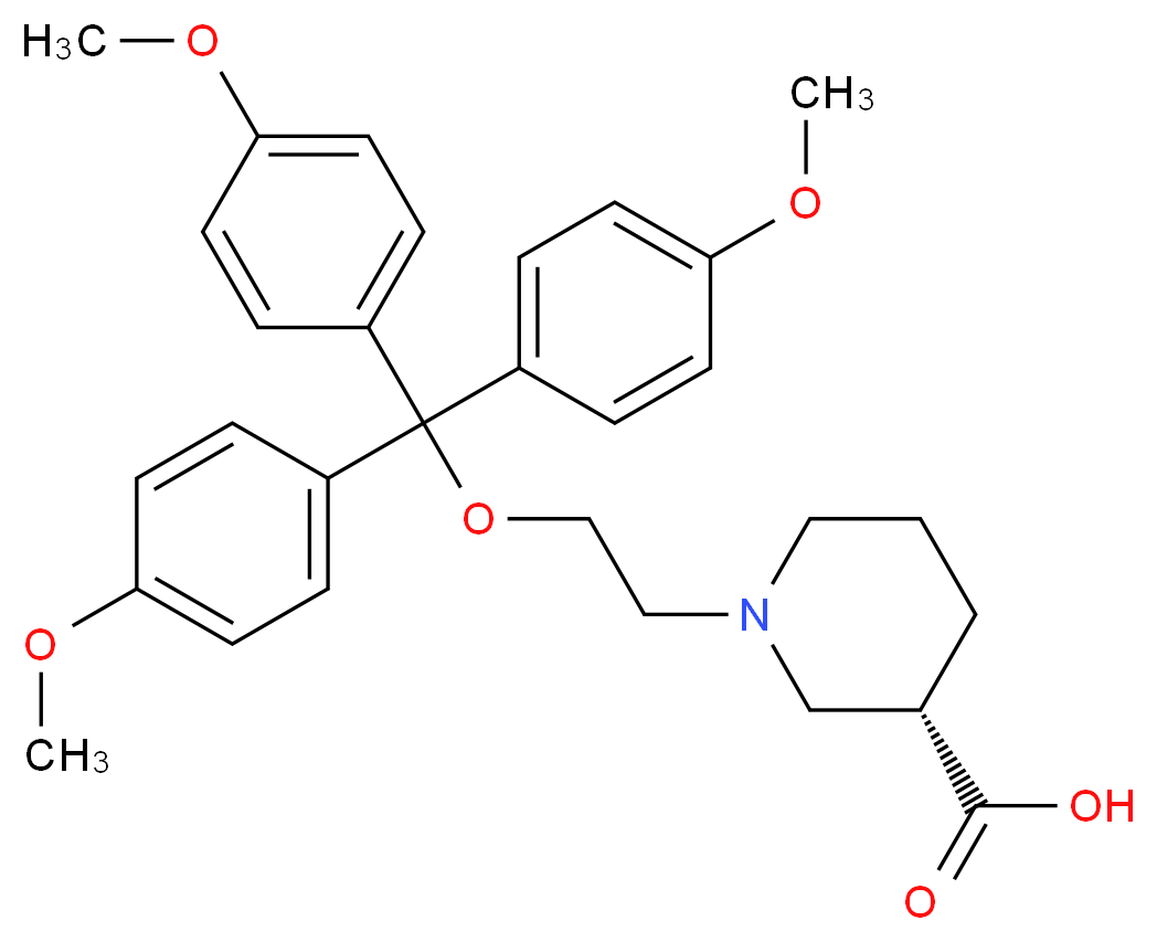 (S)-SNAP-5114_分子结构_CAS_157604-55-2)