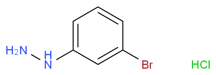 3-Bromophenylhydrazine hydrochloride_分子结构_CAS_27246-81-7)