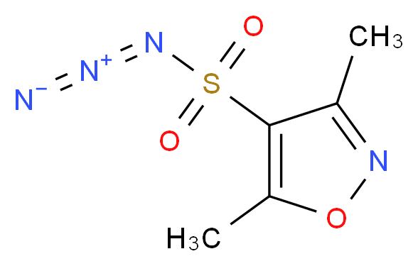 3,5-dimethyl-1,2-oxazole-4-sulfonyl azide_分子结构_CAS_)