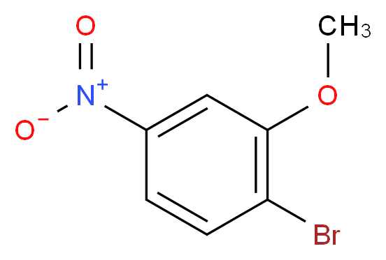 2-Bromo-5-nitroanisole_分子结构_CAS_77337-82-7)
