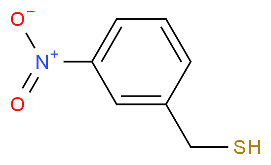 (3-nitrophenyl)methanethiol_分子结构_CAS_77472-39-0