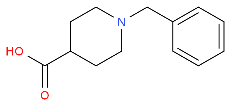 1-benzylpiperidine-4-carboxylic acid_分子结构_CAS_10315-07-8