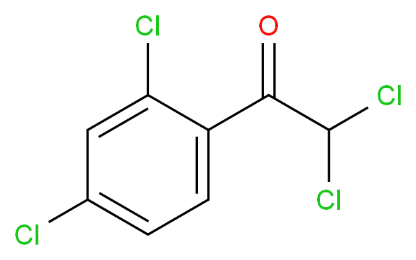 2,2,2',4'-Tetrachloroacetophenone_分子结构_CAS_2274-66-0)