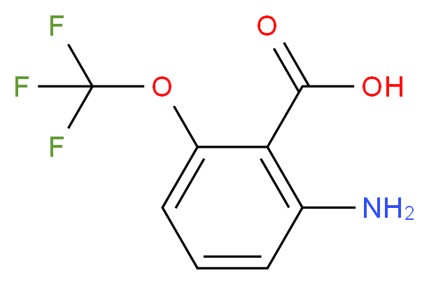 2-Amino-6-(trifluoromethoxy)benzoic acid_分子结构_CAS_)