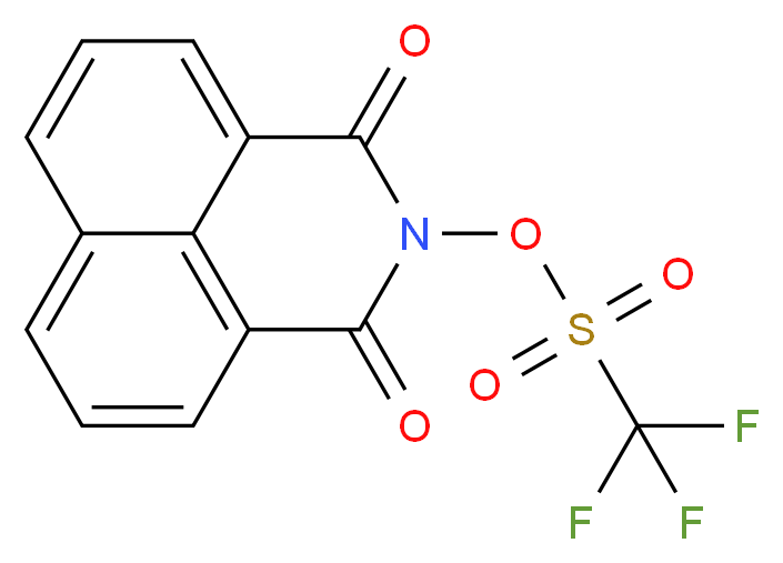 N-羟基萘酰亚胺三氟甲磺酸_分子结构_CAS_85342-62-7)