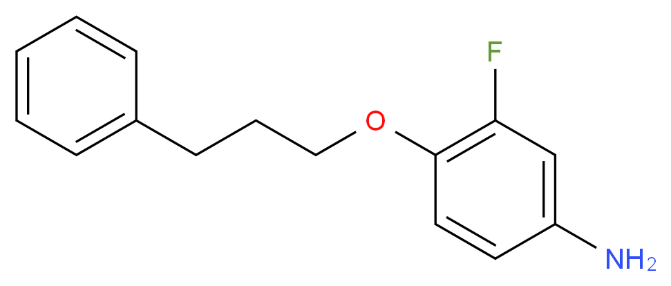 3-Fluoro-4-(3-phenylpropoxy)aniline_分子结构_CAS_)