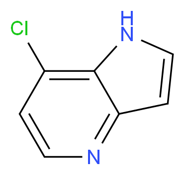 7-Chloro-4-azaindole_分子结构_CAS_357263-48-0)