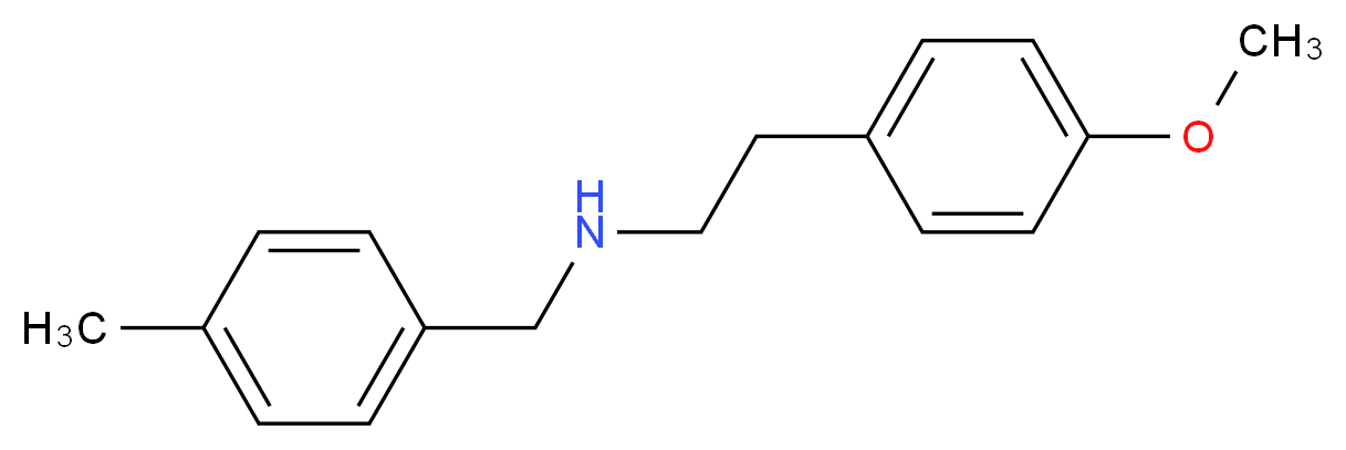 2-(4-methoxyphenyl)-N-(4-methylbenzyl)ethanamine_分子结构_CAS_418781-20-1)