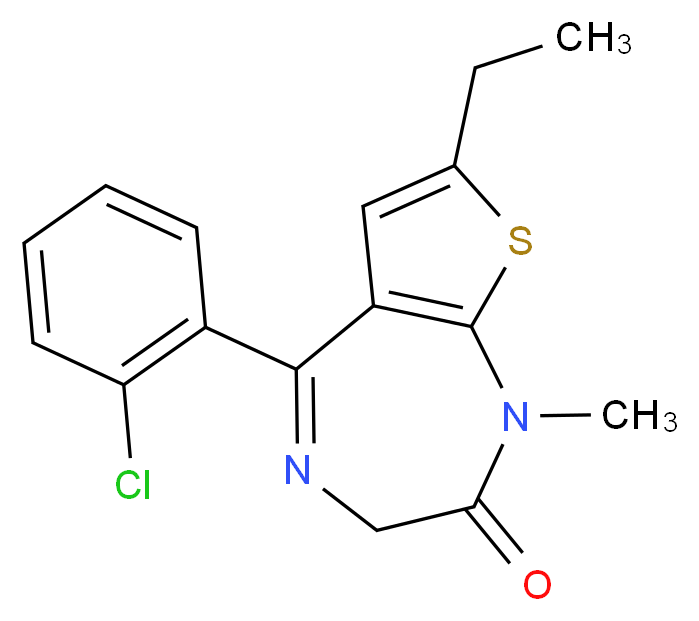 Clotiazepam_分子结构_CAS_33671-46-4)