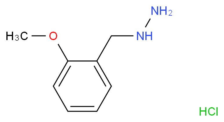 (2-Methoxy-benzyl)-hydrazine hydrochloride_分子结构_CAS_85293-10-3)