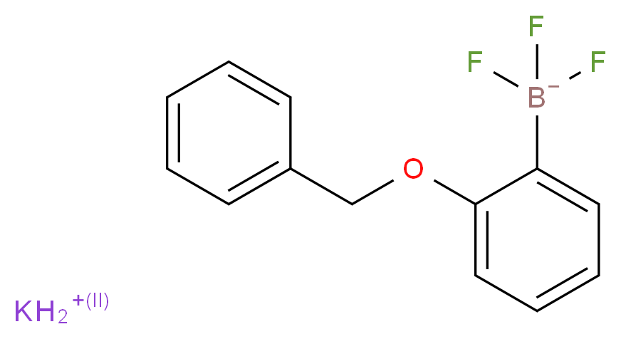 potassium [2-(benzyloxy)phenyl]trifluoroboranuide_分子结构_CAS_850623-44-8