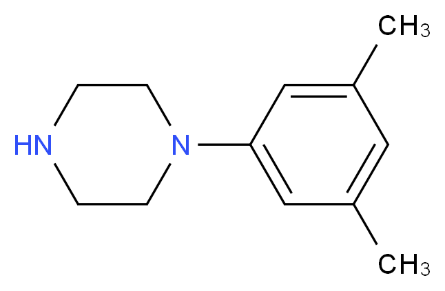 1-(3,5-DIMETHYLPHENYL)PIPERAZINE_分子结构_CAS_105907-65-1)