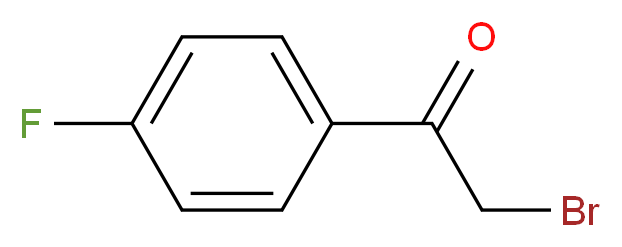 2-bromo-1-(4-fluorophenyl)ethan-1-one_分子结构_CAS_403-29-2)