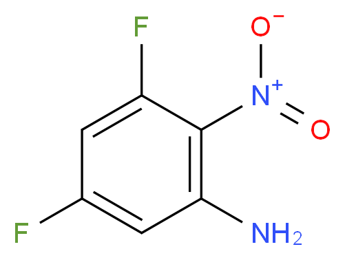 3,5-Difluoro-2-nitroaniline_分子结构_CAS_361-72-8)