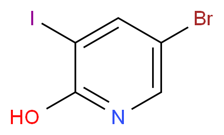 5-Bromo-3-iodo-pyridin-2-ol_分子结构_CAS_381233-75-6)