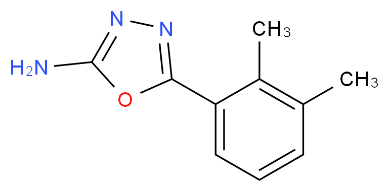 5-(2,3-dimethylphenyl)-1,3,4-oxadiazol-2-amine_分子结构_CAS_1016705-98-8