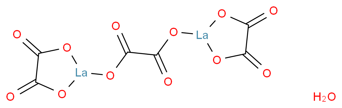 草酸镧(III) 水合物_分子结构_CAS_79079-18-8)
