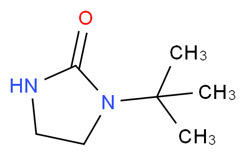 1-tert-butylimidazolidin-2-one_分子结构_CAS_92075-16-6