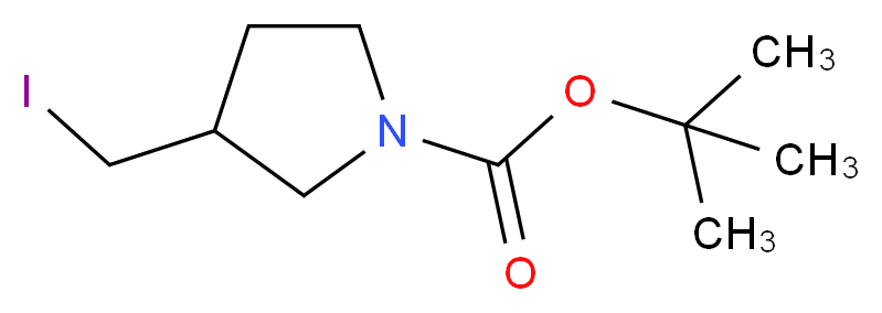 3-IODOMETHYL-PYRROLIDINE-1-CARBOXYLIC ACID TERT-BUTYL ESTER_分子结构_CAS_479622-36-1)