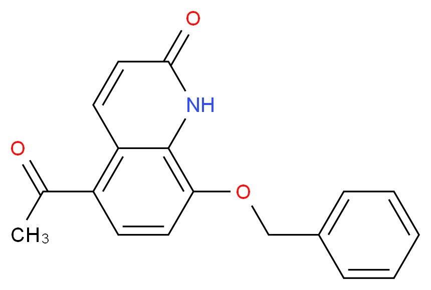 5-Acetyl-8-(phenylmethoxy)-2-quinolinone_分子结构_CAS_93609-84-8)