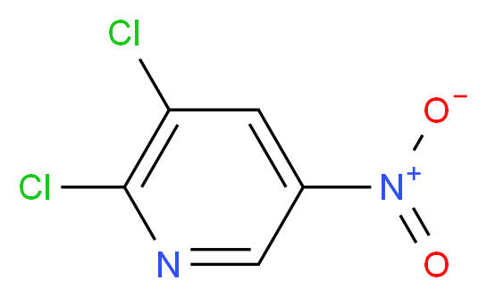 2,3-Dichloro-5-nitropyridine_分子结构_CAS_22353-40-8)