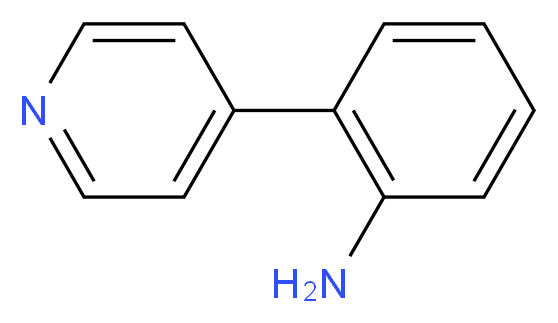 2-(pyridin-4-yl)aniline_分子结构_CAS_)