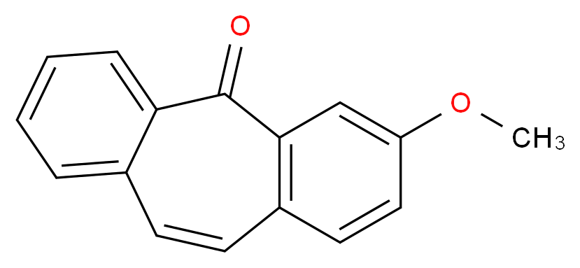 3-Methoxy 5-Dibenzosuberenone_分子结构_CAS_22725-38-8)