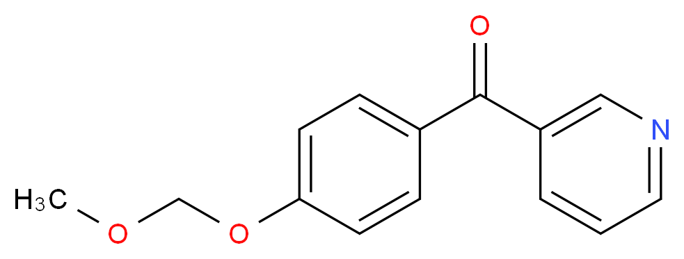 [4-(methoxymethoxy)phenyl](pyridin-3-yl)methanone_分子结构_CAS_144824-63-5)