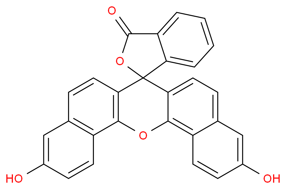 Naphthofluorescein_分子结构_CAS_61419-02-1)