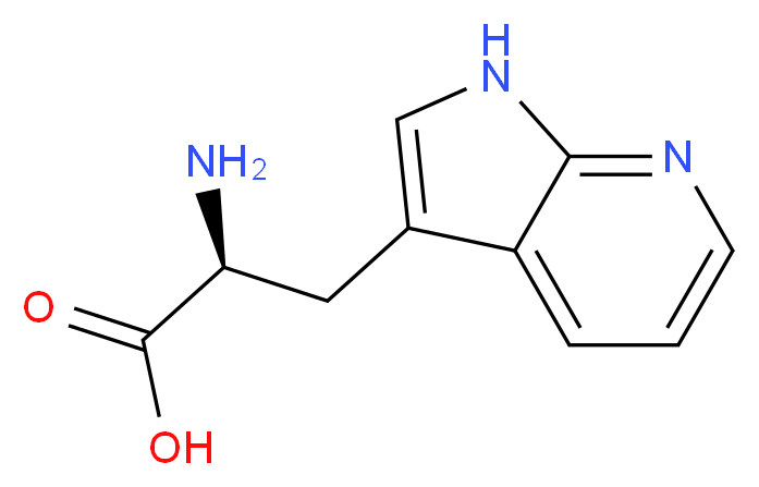 7-AZATRYPTOPHAN_分子结构_CAS_1137-00-4)