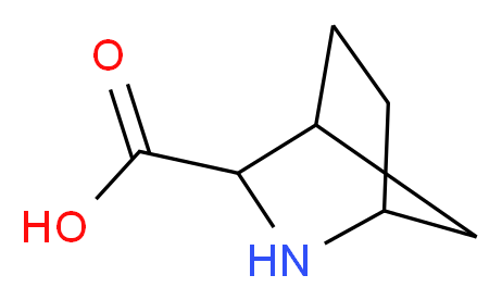 2-Azabicyclo[2.2.1]heptane-3-carboxylic acid_分子结构_CAS_88260-06-4)