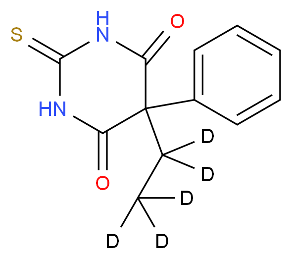 5-Phenyl-5-ethyl-2-thiobarbituric Acid-d5_分子结构_CAS_73738-04-2)