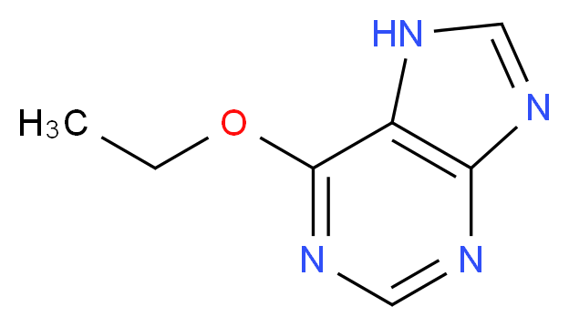 6-ethoxy-7H-purine_分子结构_CAS_17861-06-2