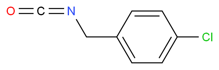 4-氯苄基异氰酸酯_分子结构_CAS_30280-44-5)