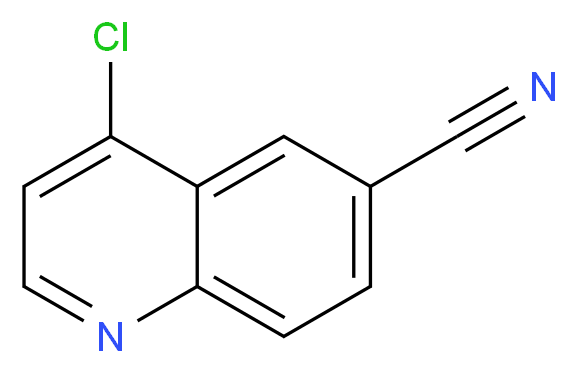 4-Chloroquinoline-6-carbonitrile_分子结构_CAS_219763-83-4)