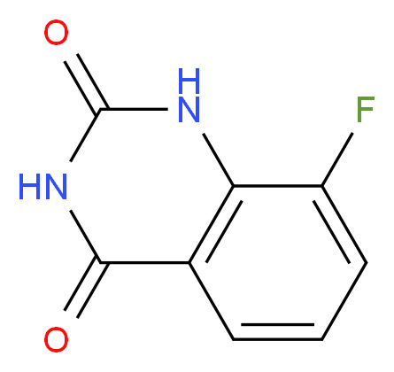 8-fluoro-1,2,3,4-tetrahydroquinazoline-2,4-dione_分子结构_CAS_959236-96-5