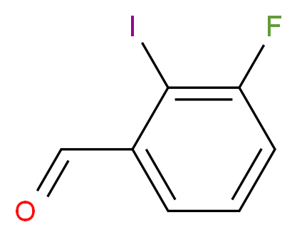 3-fluoro-2-iodobenzaldehyde_分子结构_CAS_905808-02-8