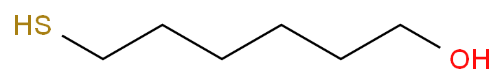 6-sulfanylhexan-1-ol_分子结构_CAS_1633-78-9